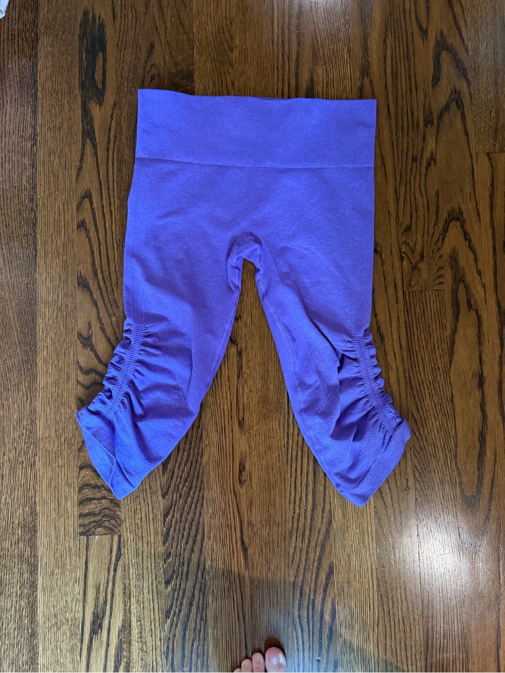 lululemon athletica Purple Capri Leggings with Ruched Calves